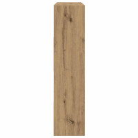 Produktbild för Bokhylla/rumsavdelare hantverksmässig ek 105x24x102 cm