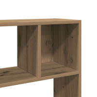 Produktbild för Bokhylla/rumsavdelare hantverksmässig ek 105x24x102 cm