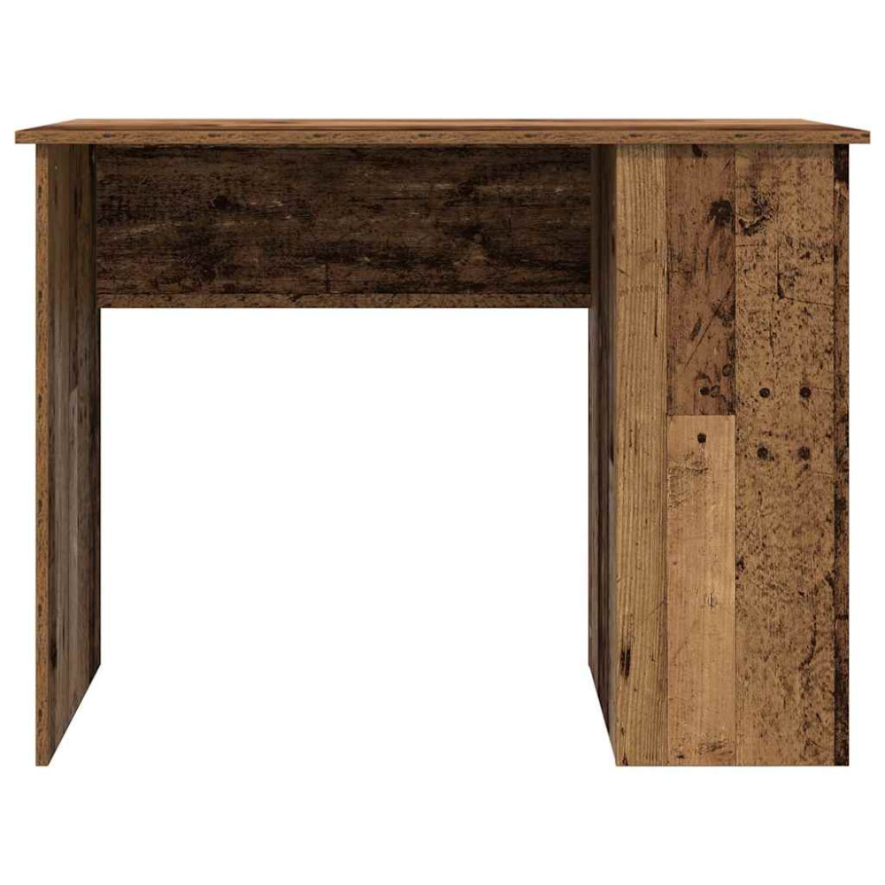 Produktbild för Skrivbord gammalt trä 100x55x75 cm konstruerat trä