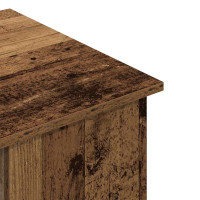 Produktbild för Skrivbord gammalt trä 100x55x75 cm konstruerat trä