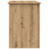 Produktbild för Skrivbord hantverksmässig ek 100x55x75 cm konstruerat trä