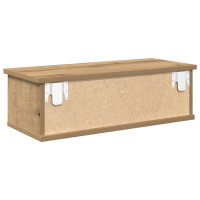 Produktbild för Väggskåp hantverksmässig ek 60x26x18,5 cm konstruerat trä