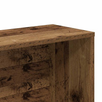 Produktbild för Bokhylla gammalt trä 157x24x160 cm konstruerat trä