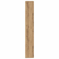 Produktbild för Bokhylla hantverksmässig ek 157x24x160 cm konstruerat trä