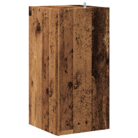 Produktbild för Hörnskåp gammalt trä 33x33x67 cm konstruerat trä