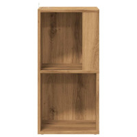 Produktbild för Hörnskåp hantverksmässig ek 33x33x67 cm konstruerat trä