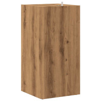 Produktbild för Hörnskåp hantverksmässig ek 33x33x67 cm konstruerat trä