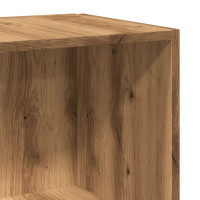 Produktbild för Hörnskåp hantverksmässig ek 33x33x67 cm konstruerat trä