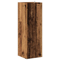 Produktbild för Hörnskåp gammalt trä 33x33x100 cm konstruerat trä