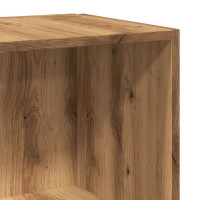 Produktbild för Hörnskåp hantverksmässig ek 33x33x100 cm konstruerat trä