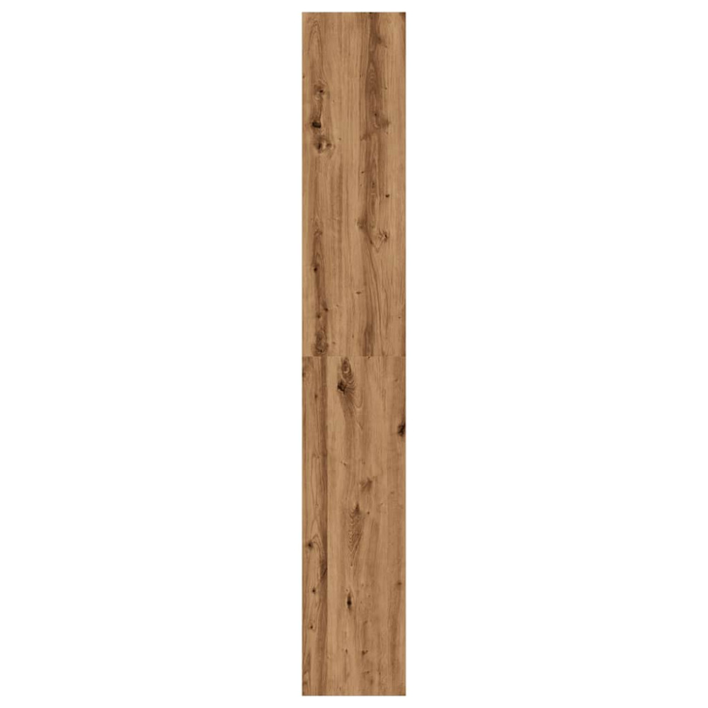 Produktbild för Bokhylla/rumsavdelare hantverksmässig ek 40x30x198 cm