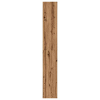 Produktbild för Bokhylla/rumsavdelare hantverksmässig ek 40x30x198 cm
