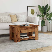 Produktbild för Soffbord gammalt trä 79x49x41 cm konstruerat trä