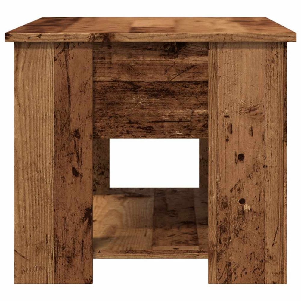 Produktbild för Soffbord gammalt trä 79x49x41 cm konstruerat trä