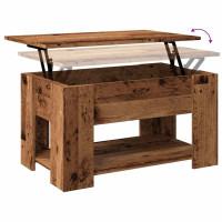 Produktbild för Soffbord gammalt trä 79x49x41 cm konstruerat trä