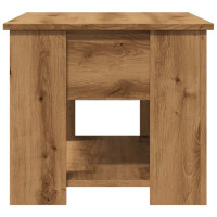 Produktbild för Soffbord hantverksmässig ek 79x49x41 cm konstruerat trä