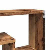 Produktbild för Vägghylla gammalt trä 85x16x52,5 cm konstruerat trä