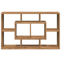 Produktbild för Vägghylla hantverksmässig ek 85x16x52,5 cm konstruerat trä