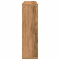 Produktbild för Vägghylla hantverksmässig ek 85x16x52,5 cm konstruerat trä