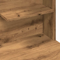 Produktbild för Sminkbord med LED Artisan Ek 74,5x40x141 cm