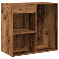 Produktbild för Kosmetiskt skåp gammalt trä 80x40x75 cm konstruerat trä