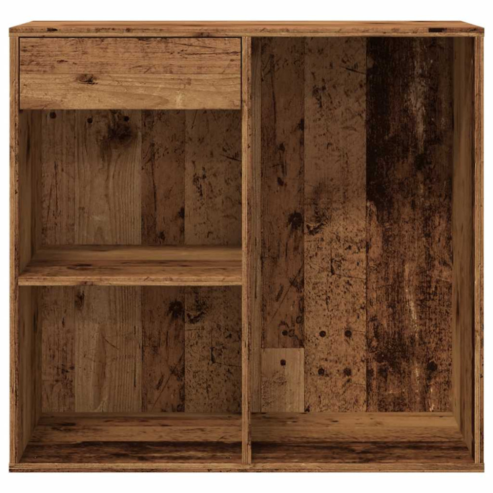 Produktbild för Kosmetiskt skåp gammalt trä 80x40x75 cm konstruerat trä
