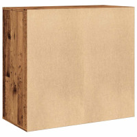 Produktbild för Kosmetiskt skåp gammalt trä 80x40x75 cm konstruerat trä