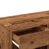 Produktbild för Kosmetiskt skåp gammalt trä 80x40x75 cm konstruerat trä