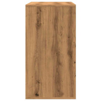 Produktbild för Kosmetiskt skåp hantverksmässig ek 80x40x75 cm konstruerat trä