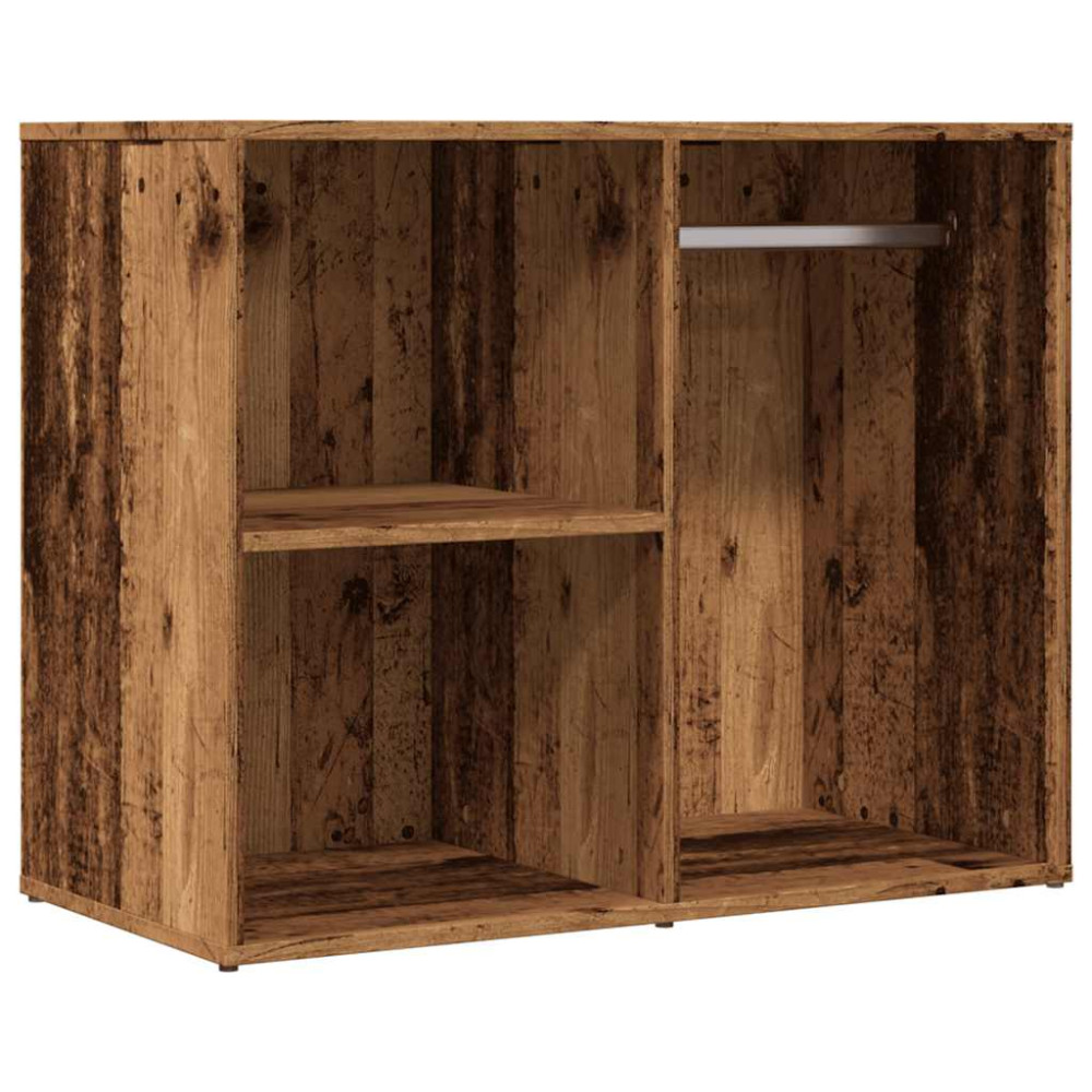 Produktbild för Förklädesskåp gammalt trä 80x40x65 cm konstruerat trä