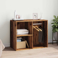 Produktbild för Förklädesskåp gammalt trä 80x40x65 cm konstruerat trä