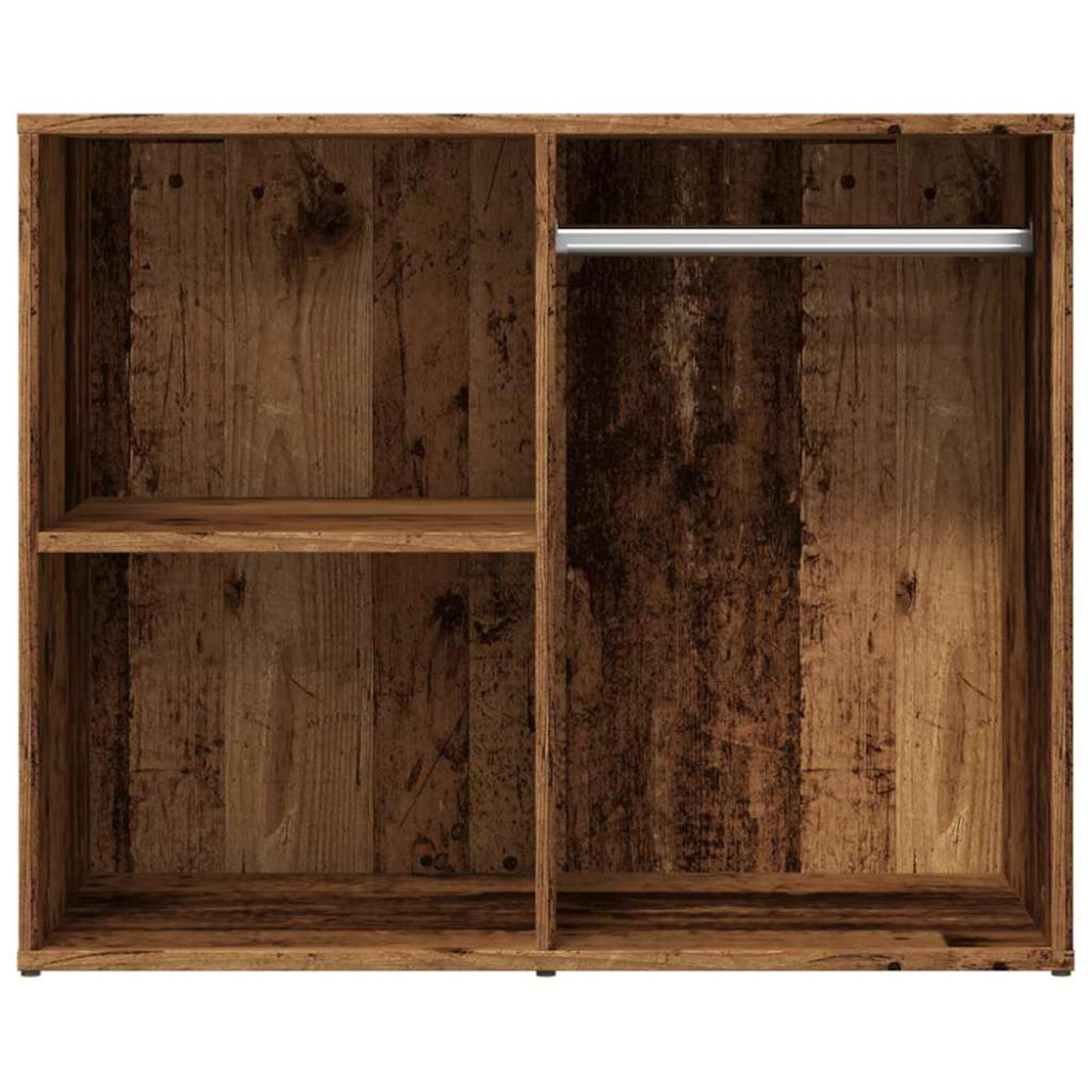Produktbild för Förklädesskåp gammalt trä 80x40x65 cm konstruerat trä