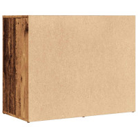 Produktbild för Förklädesskåp gammalt trä 80x40x65 cm konstruerat trä