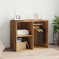 Produktbild för Toalettskåp hantverksmässig ek 80x40x65 cm konstruerat trä