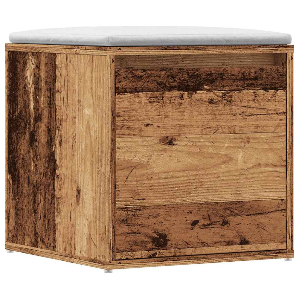 Produktbild för Lådlåda gammalt trä 40,5x40x40 cm konstruerat trä