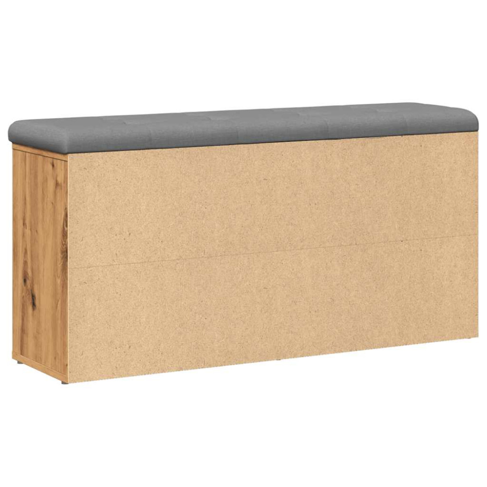 Produktbild för Skobänk hantverksmässig ek 102x32x50 cm konstruerat trä