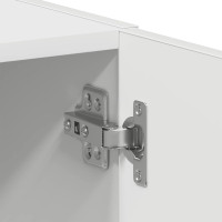 Produktbild för Tvättmaskinsskåp vit 64x24x190 cm konstruerat trä