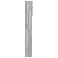 Produktbild för Tvättmaskinsskåp grå sonoma 64x24x190 cm konstruerat trä
