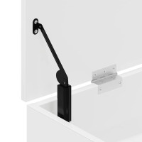 Produktbild för Skobänk vit 102x30,5x45 cm konstruerat trä