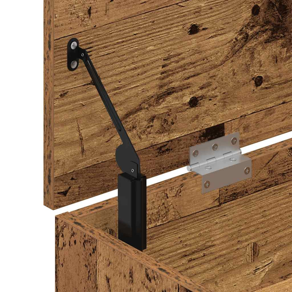 Produktbild för Skobänk gammalt trä 102x30,5x45 cm konstruerat trä