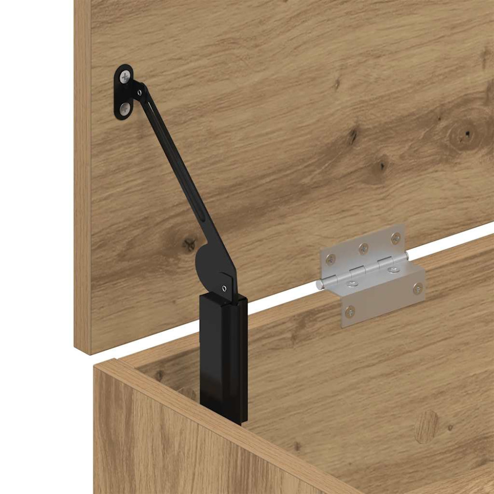 Produktbild för Skobänk hantverksmässig ek 102x30,5x45 cm konstruerat trä