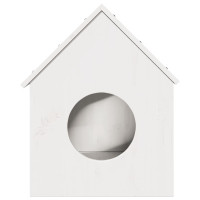 Produktbild för Katthus vit 41x50x50 cm massiv furu