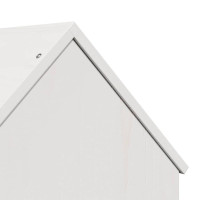 Produktbild för Katthus vit 41x50x50 cm massiv furu