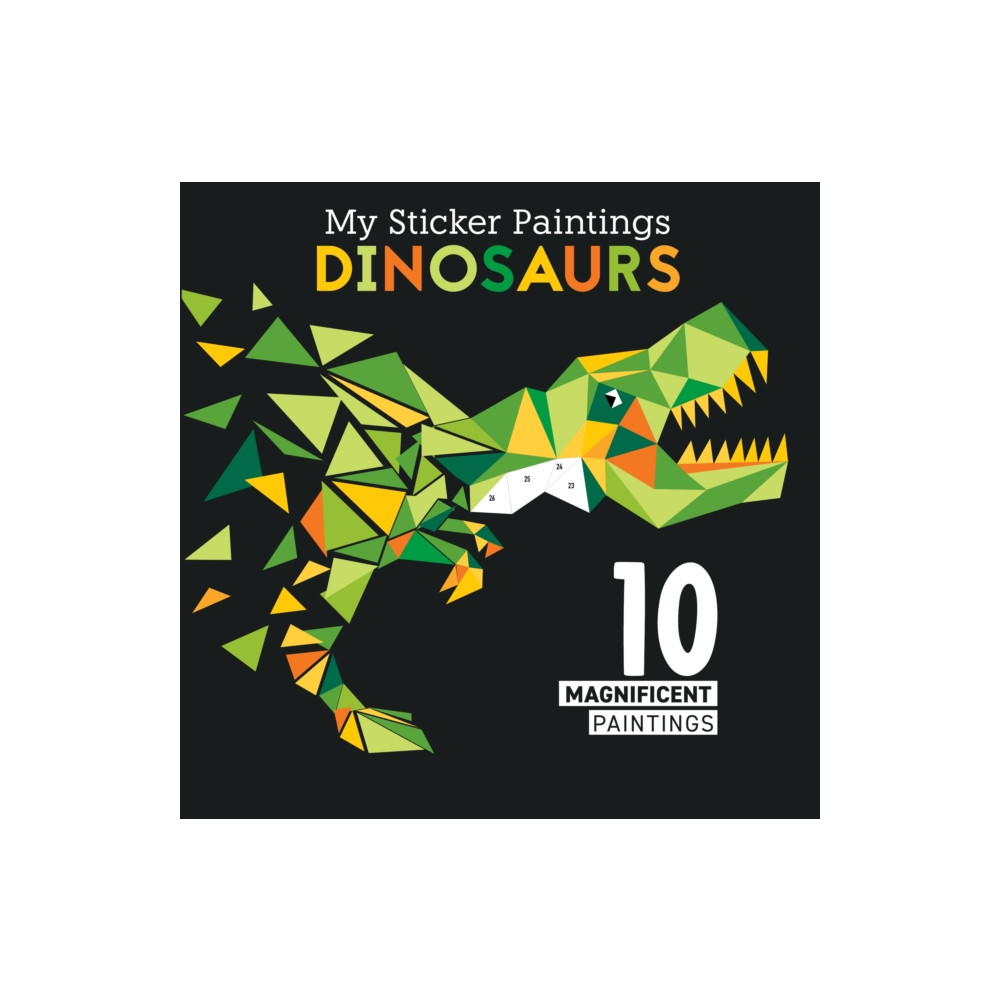 Produktbild för My Sticker Paintings: Dinosaurs (häftad, eng)