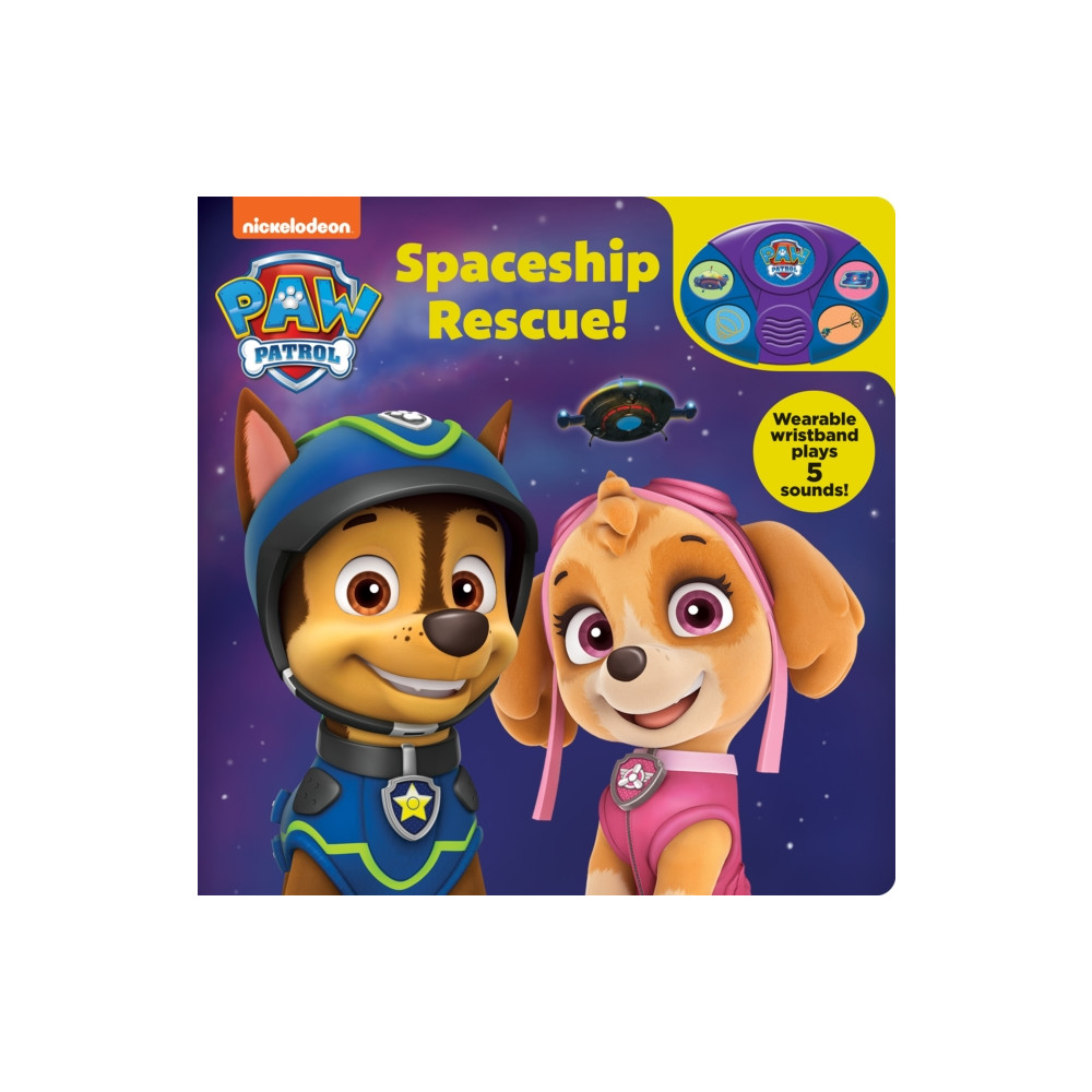 Produktbild för Nickelodeon PAW Patrol: Spaceship Rescue! Book and Wristband Sound Book (bok, board book, eng)