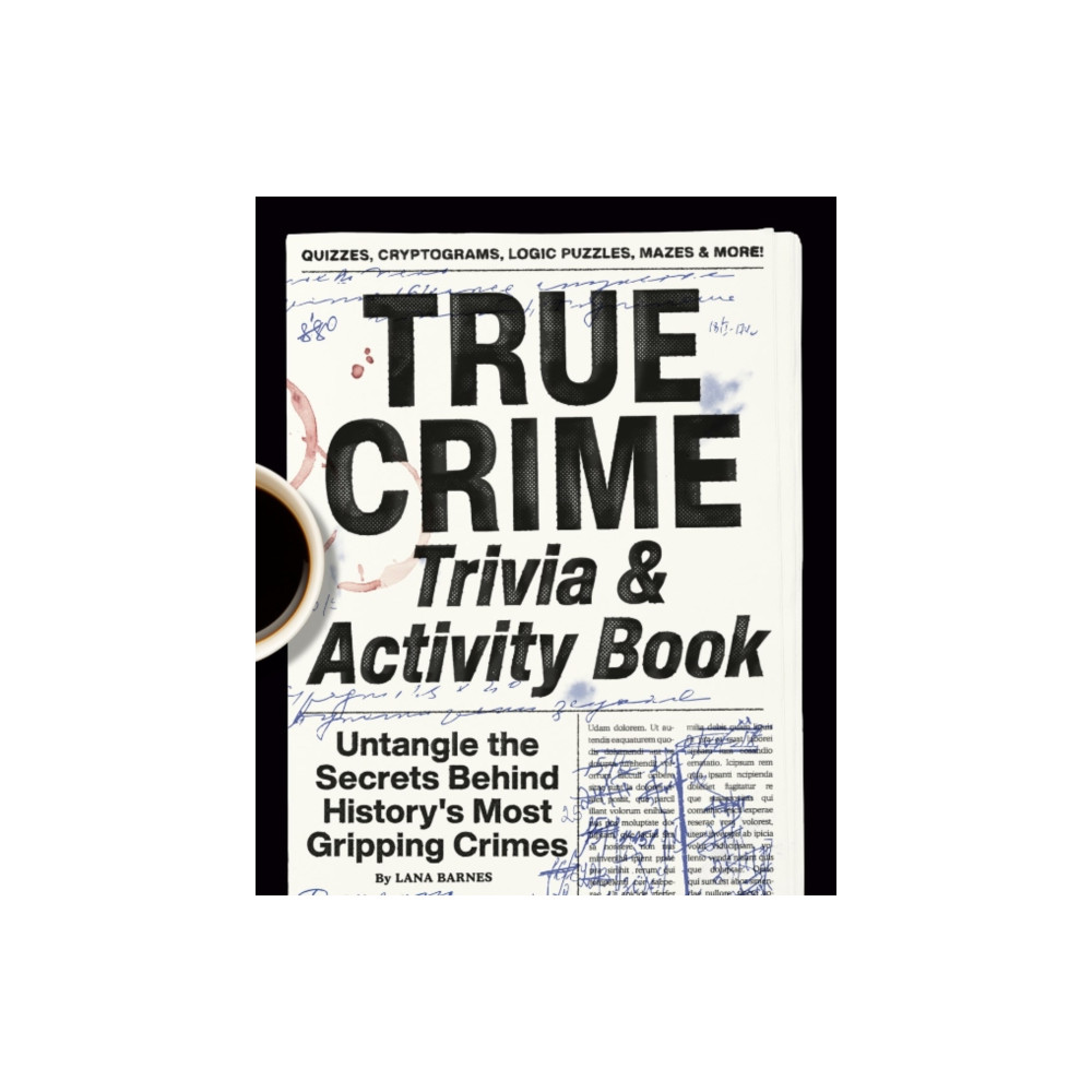 Produktbild för True Crime Trivia & Activity Book (häftad, eng)