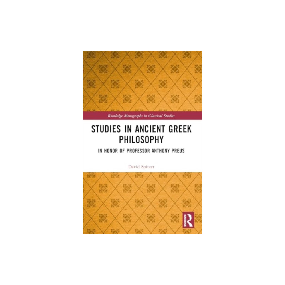 Produktbild för Studies in Ancient Greek Philosophy (häftad, eng)