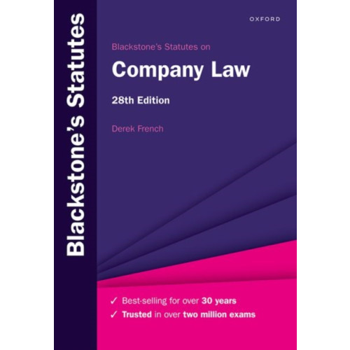 Oxford University Press Blackstone's Statutes on Company Law (häftad, eng)