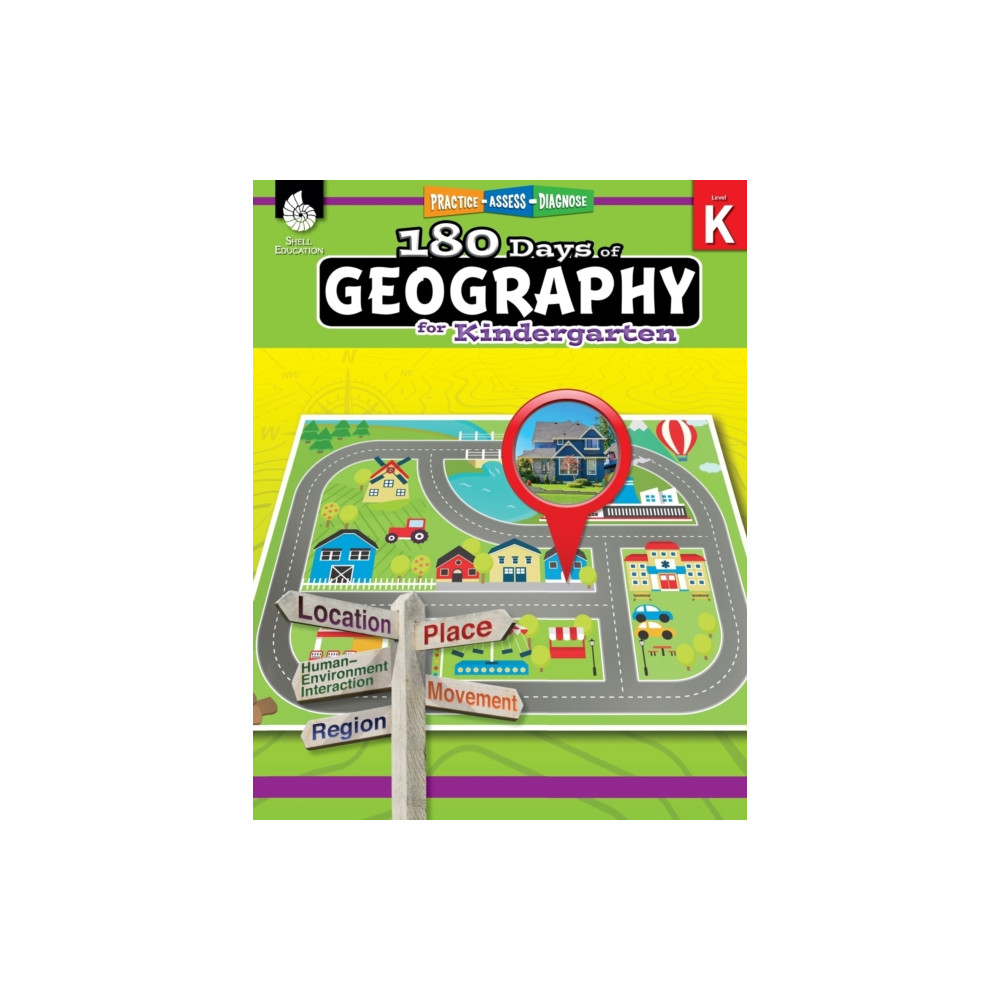 Produktbild för 180 Days™: Geography for Kindergarten (häftad, eng)