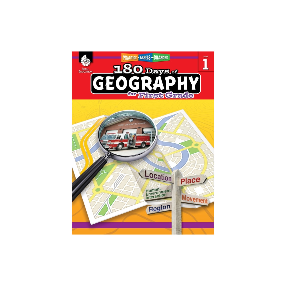 Produktbild för 180 Days™: Geography for First Grade (häftad, eng)